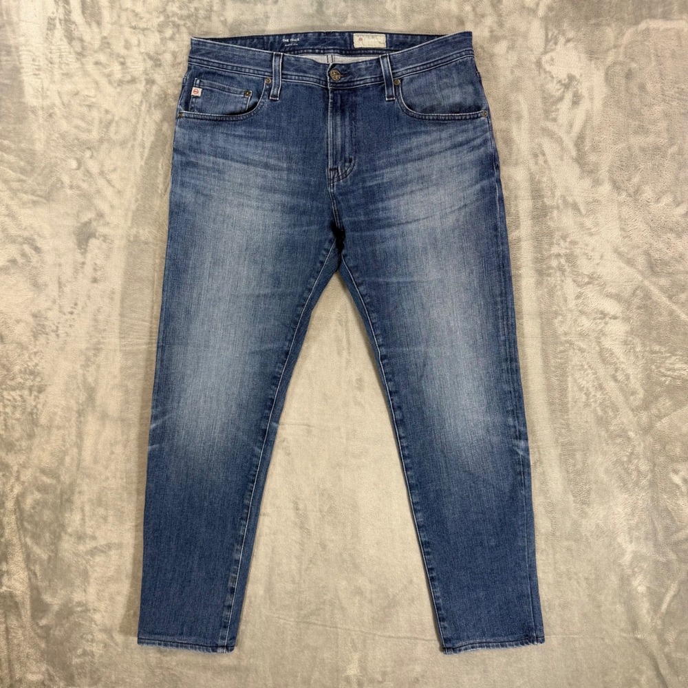 AG Adriano Goldschmied The Tellis Modern Slim Jeans Men's 34x30 Blue Medium Wash